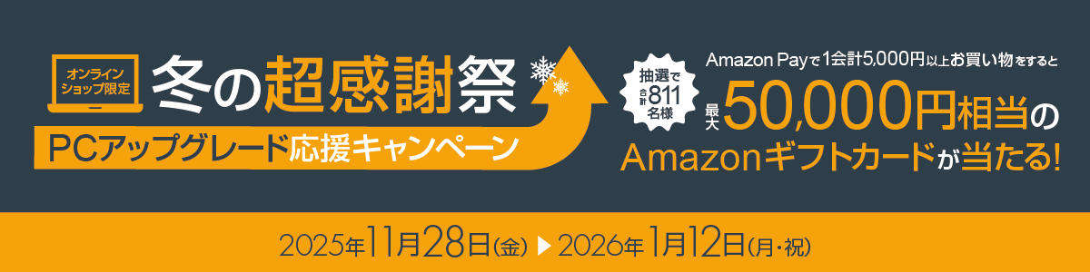 冬の超感謝祭AmazonPay